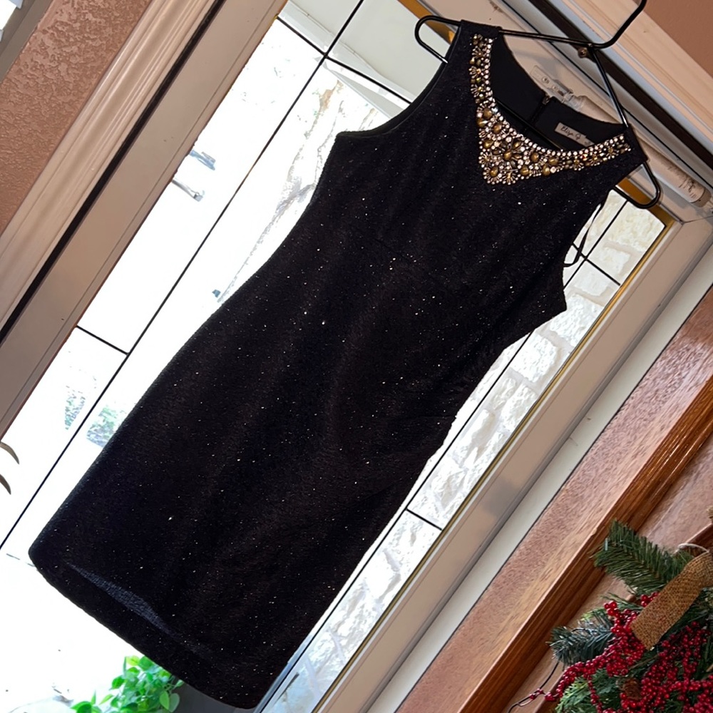 Navy Blue glitter size 10 dress worn once